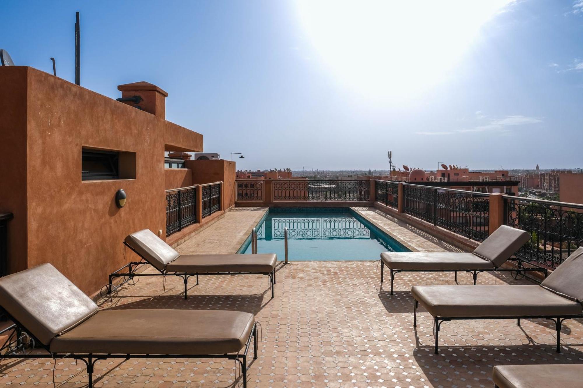 Top Appartement Gueliz Marrakesh Bagian luar foto