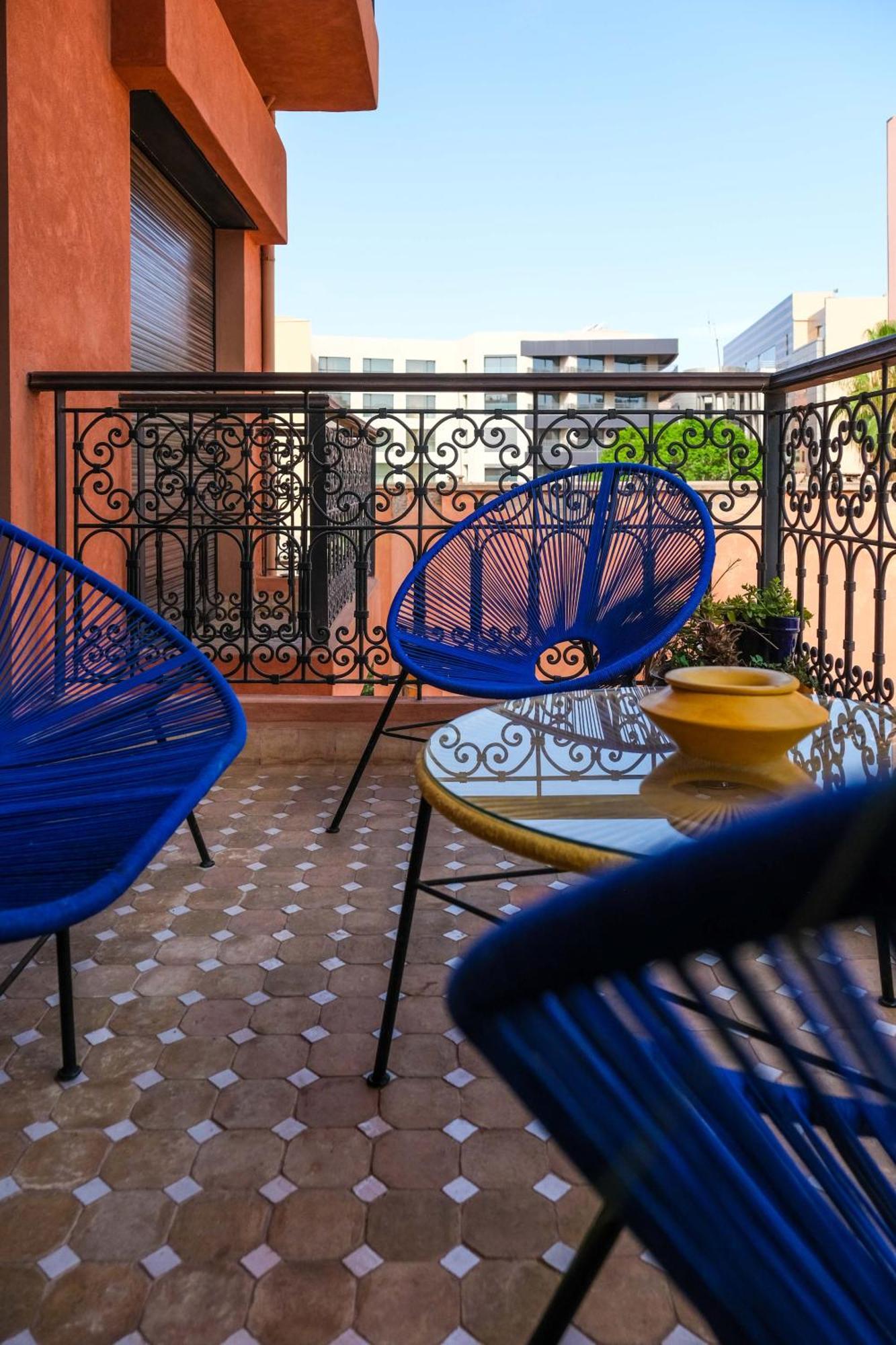 Top Appartement Gueliz Marrakesh Bagian luar foto