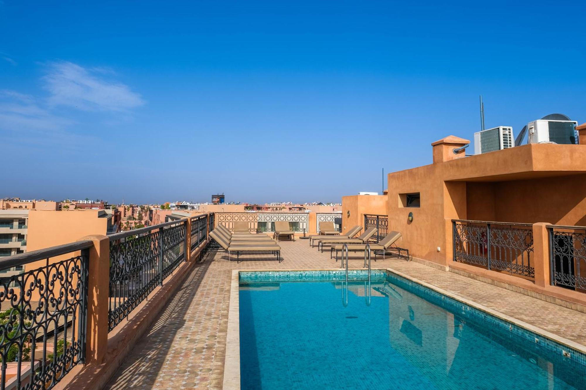 Top Appartement Gueliz Marrakesh Bagian luar foto